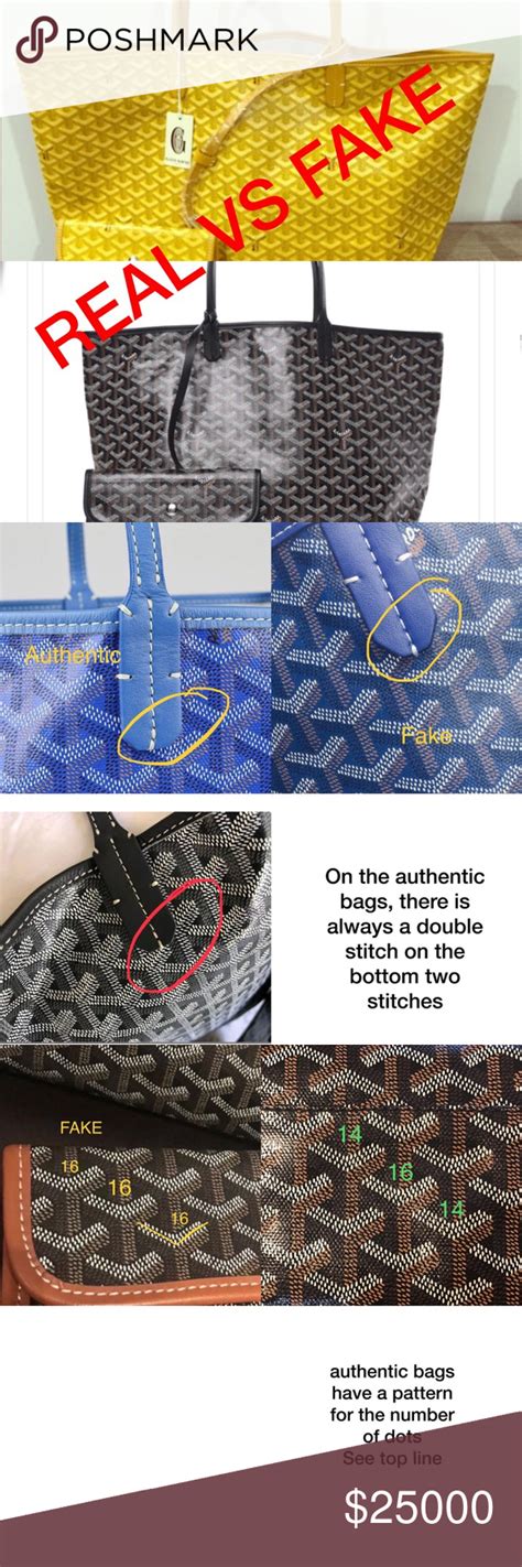 fake vs real goyard bag|authentic goyard bags.